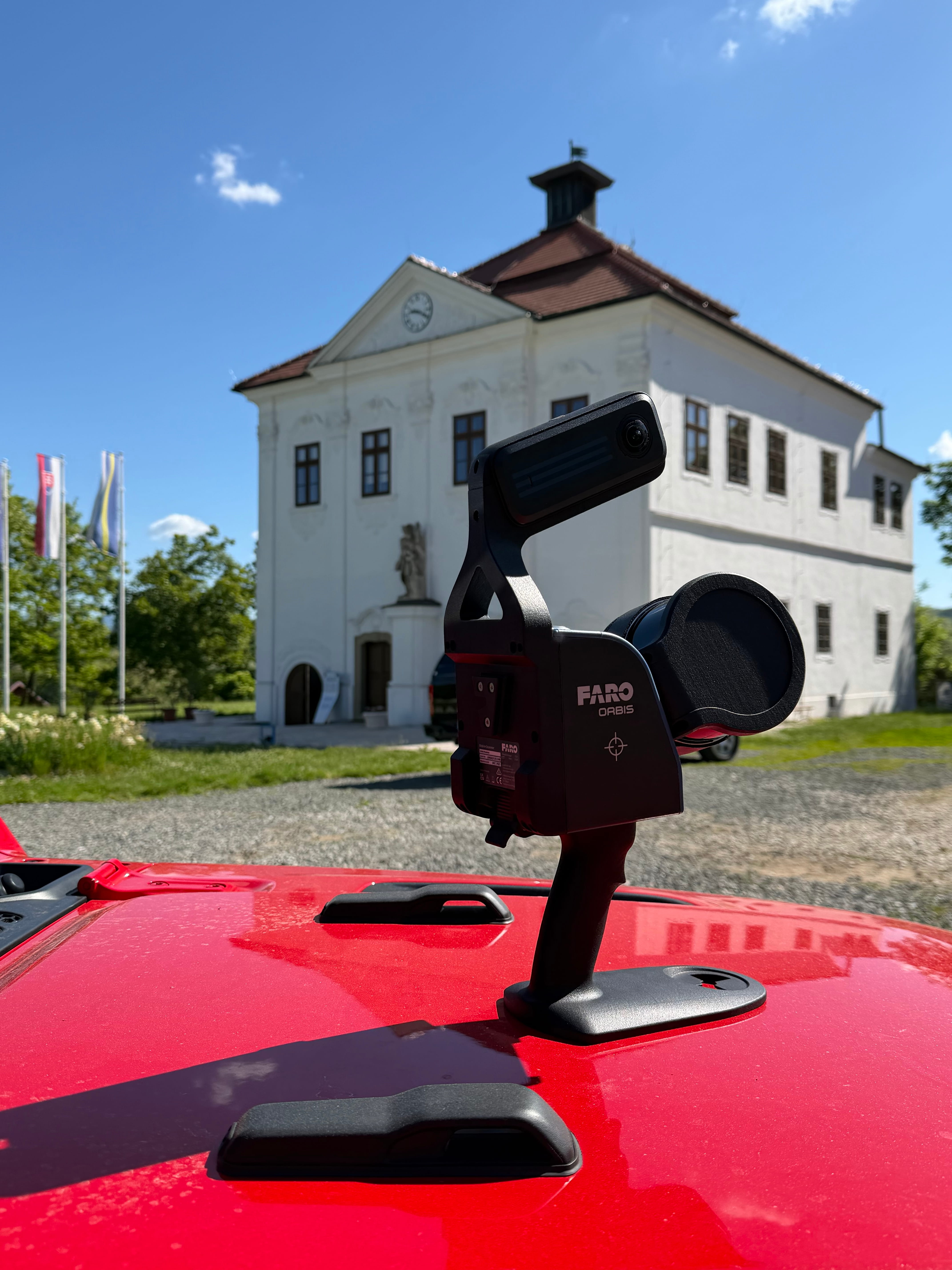FARO Orbis pri skenovaní historickej budovy, GEOS Košice