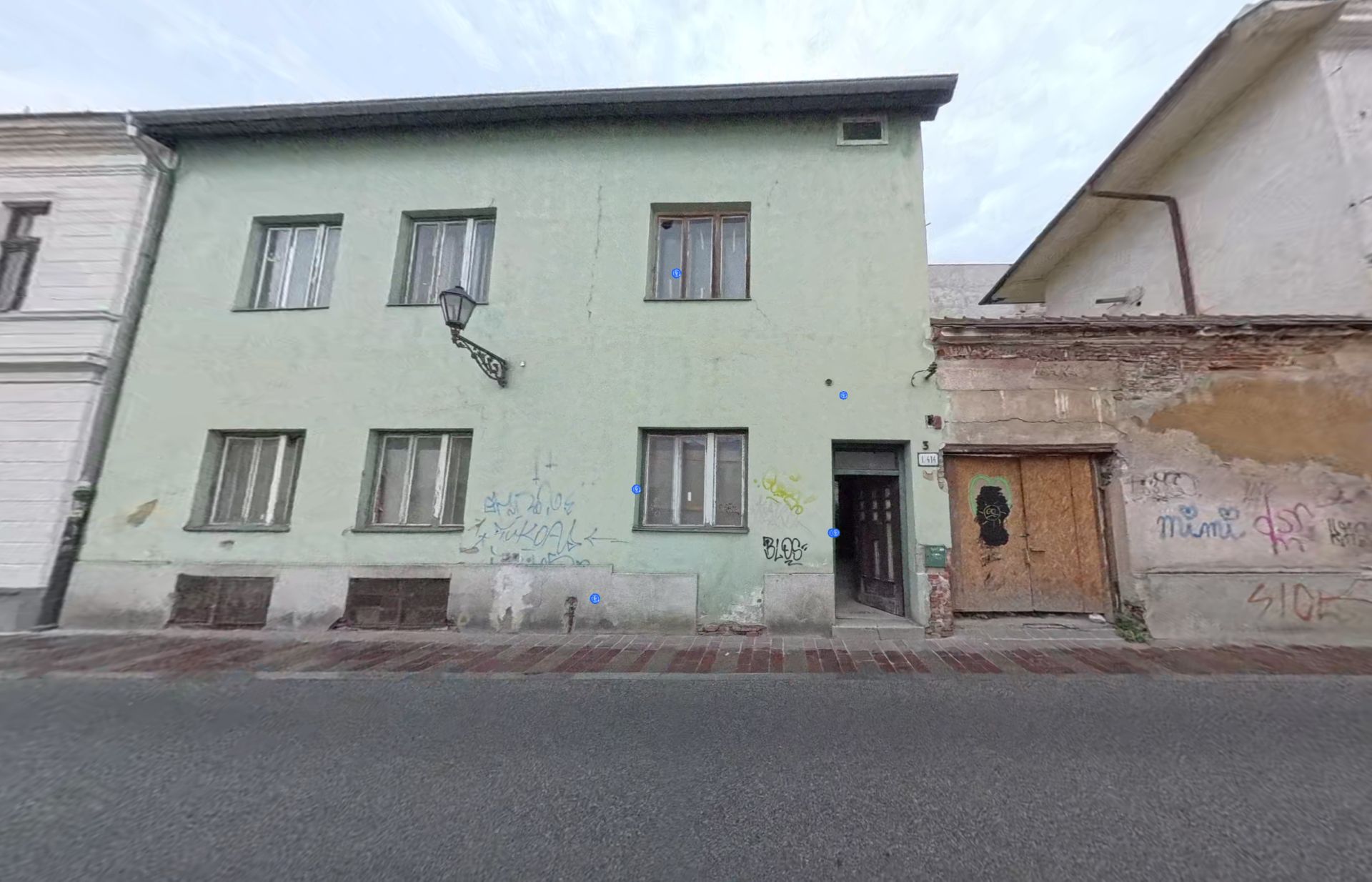 Historická budova v centre Košíc zameraná 3D skenovaním