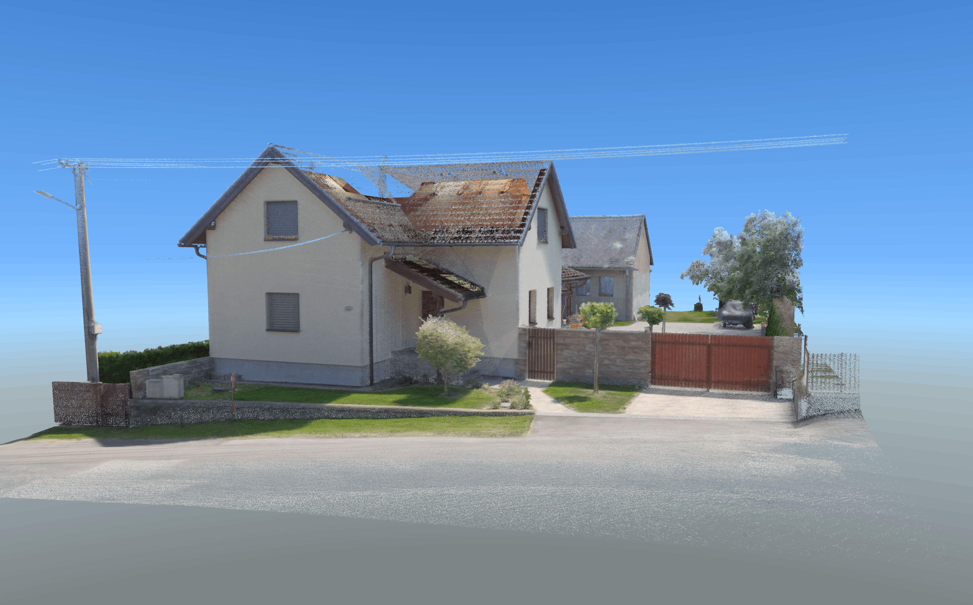 Mračno bodov a 3D zameranie rodinného domu, GEOS Košice